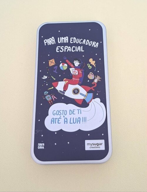 Lata com chocolate - Educadora espacial