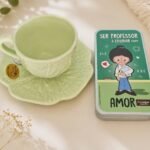 Chávena + Pires verde + Lata chocolate ser Professor
