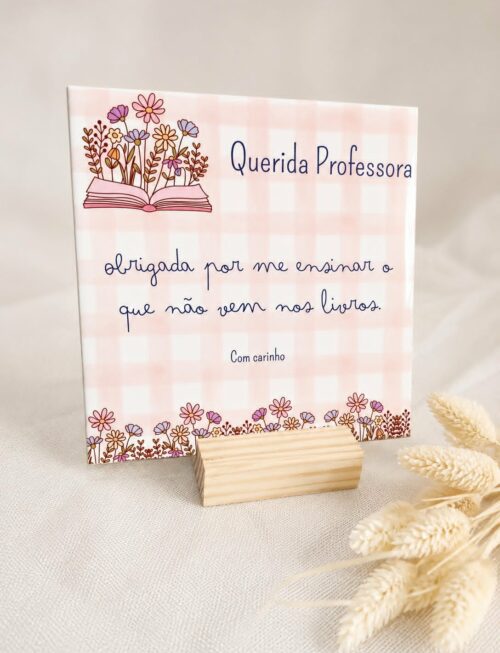Azulejo Querida Professora