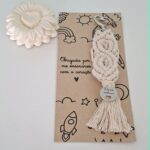 Porta chaves em macramé - Querida Professora