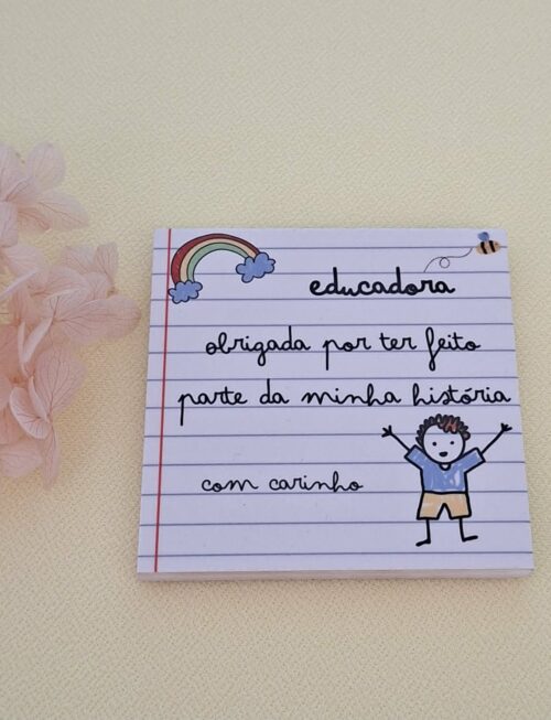 Azulejo com íman Educadora