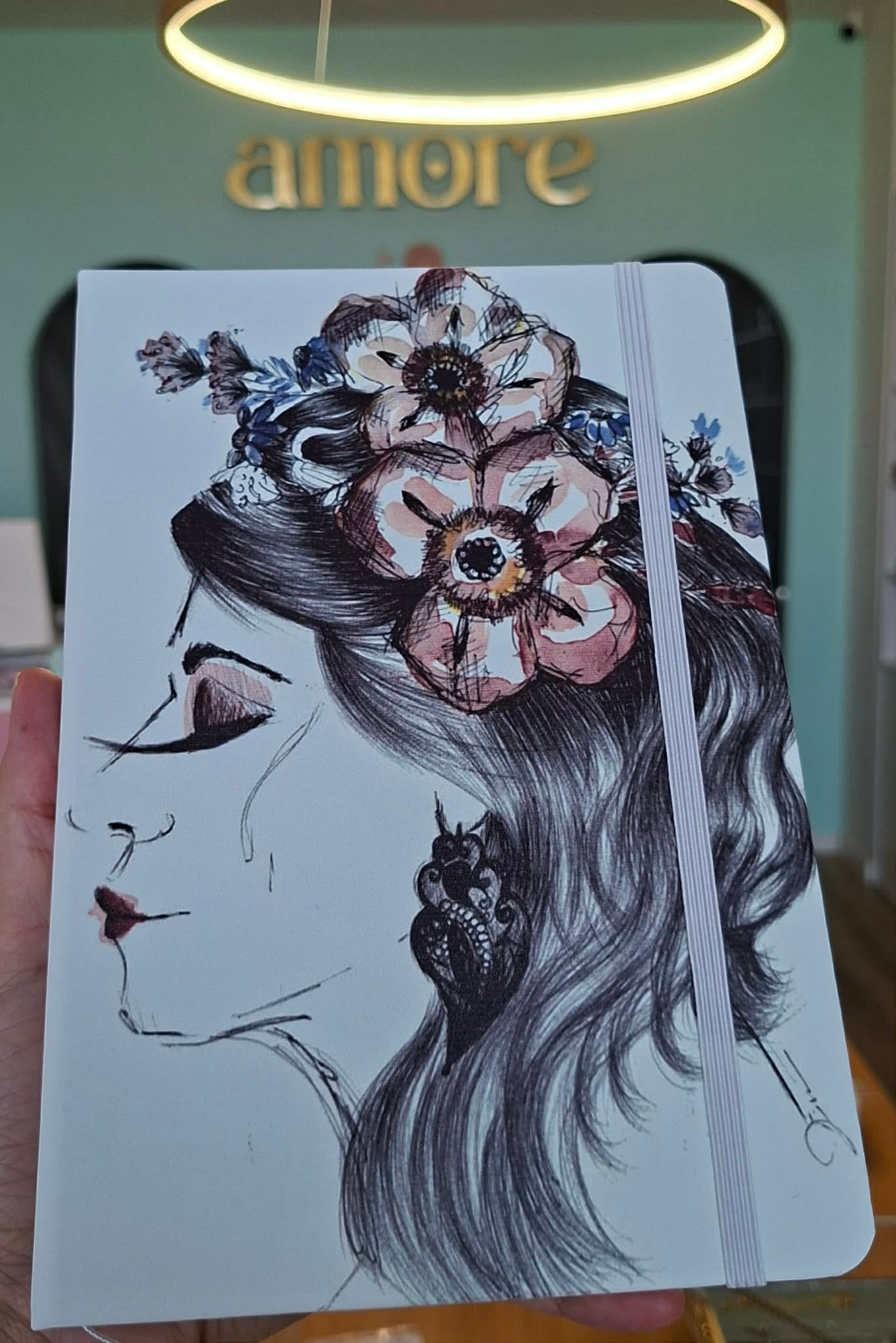 Bloco de Notas – Ilustração Dina Maciel