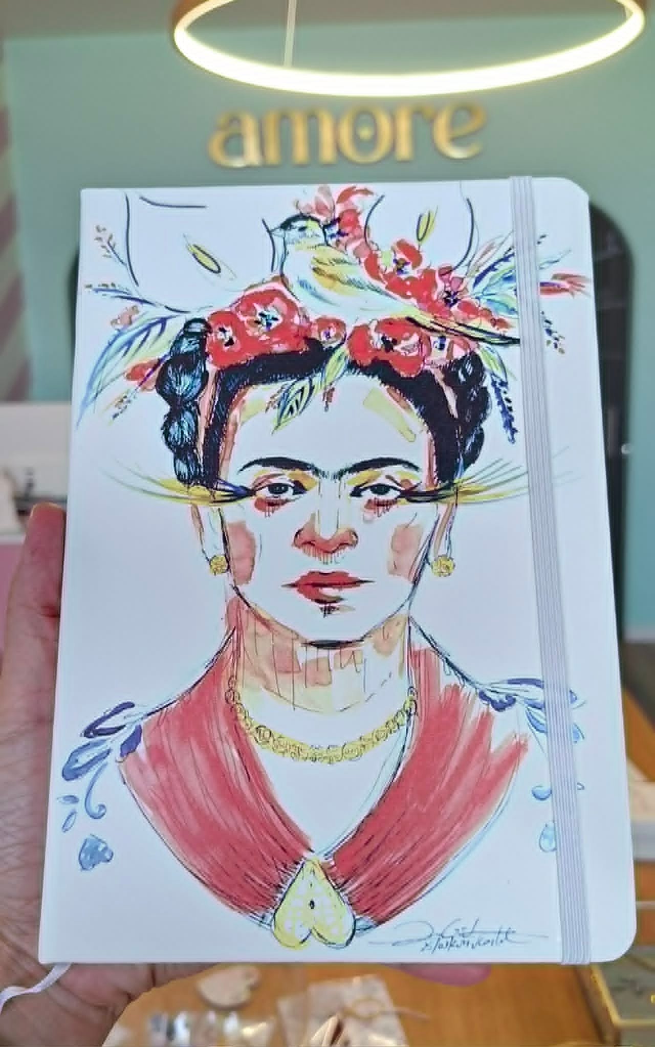 Bloco de Notas – Ilustração Dina Maciel