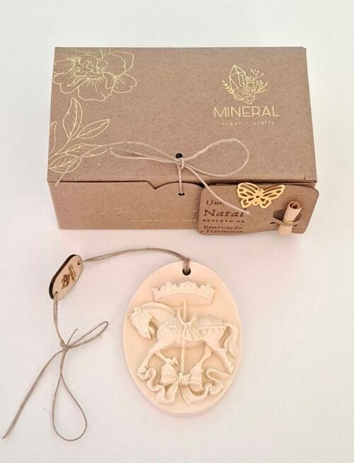 Carrossel amarelo - Cerâmica Perfumada da Mineral Organic Crafts
