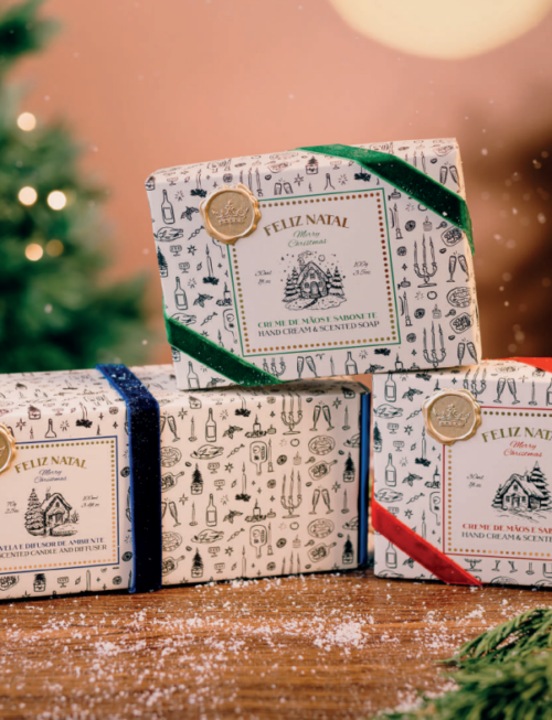 Coffret Especiarias de Natal - sabonete e creme de mãos