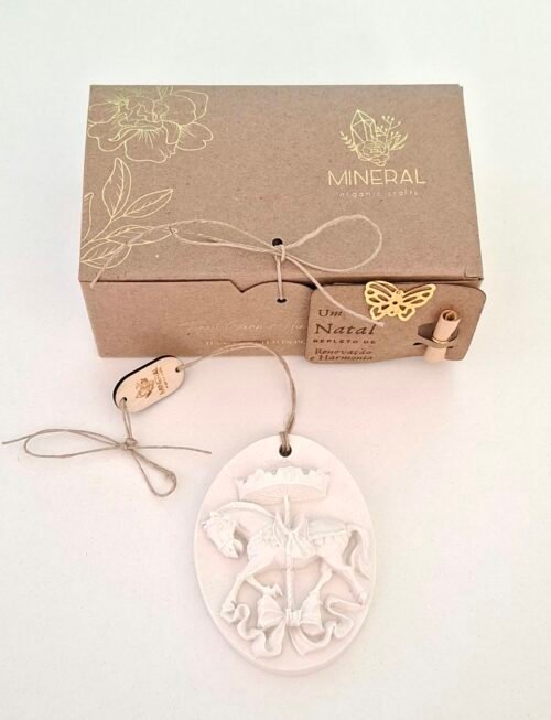 Carrossel branco - Cerâmica Perfumada da Mineral Organic Crafts